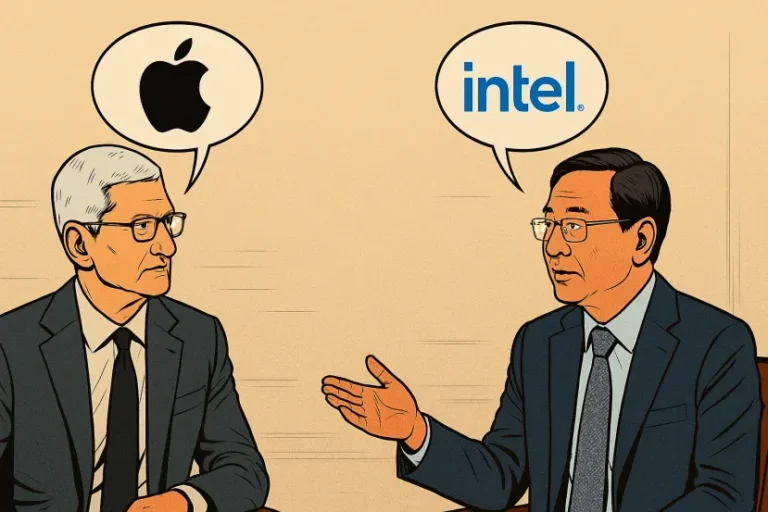 Intel opens talks with Apple seeking foundry deals